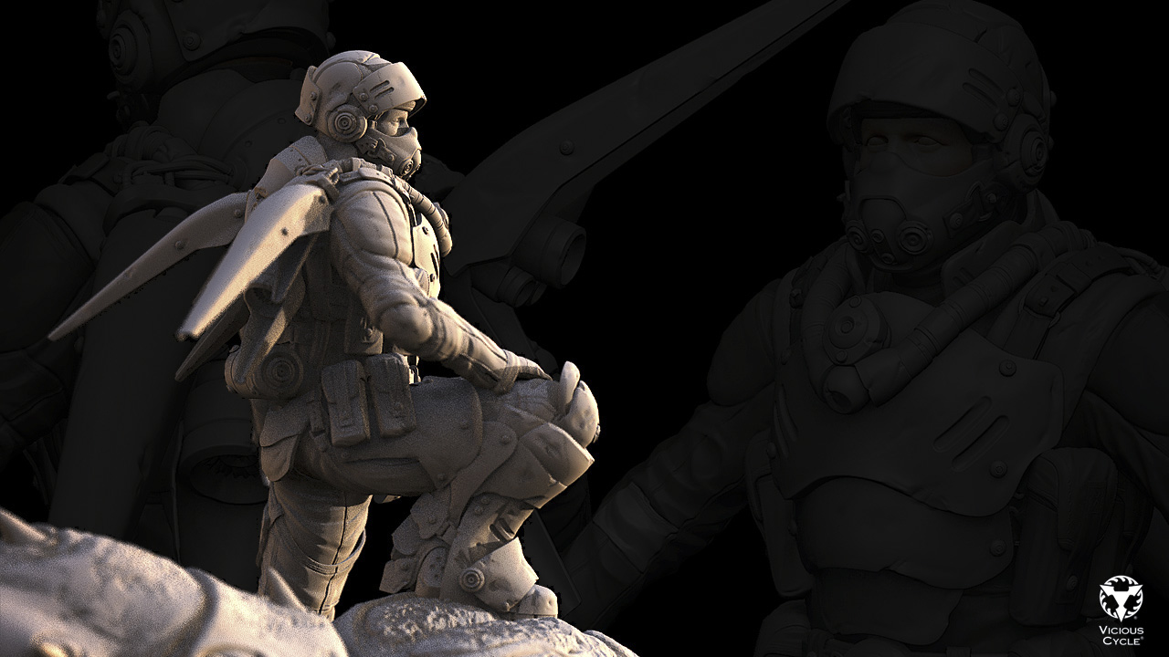 joseph drust zbrush array mesh armor