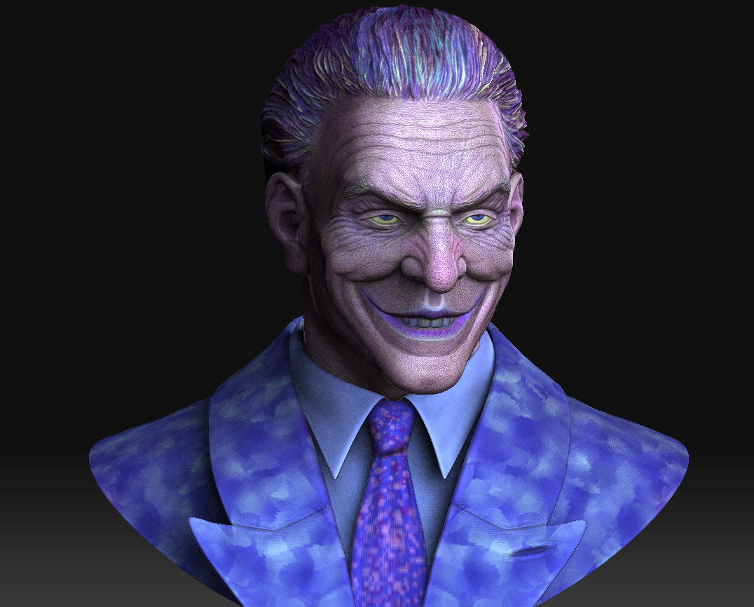 (new sculpt)Joker smiling!!! hahaha...(New Sculpt) - ZBrushCentral