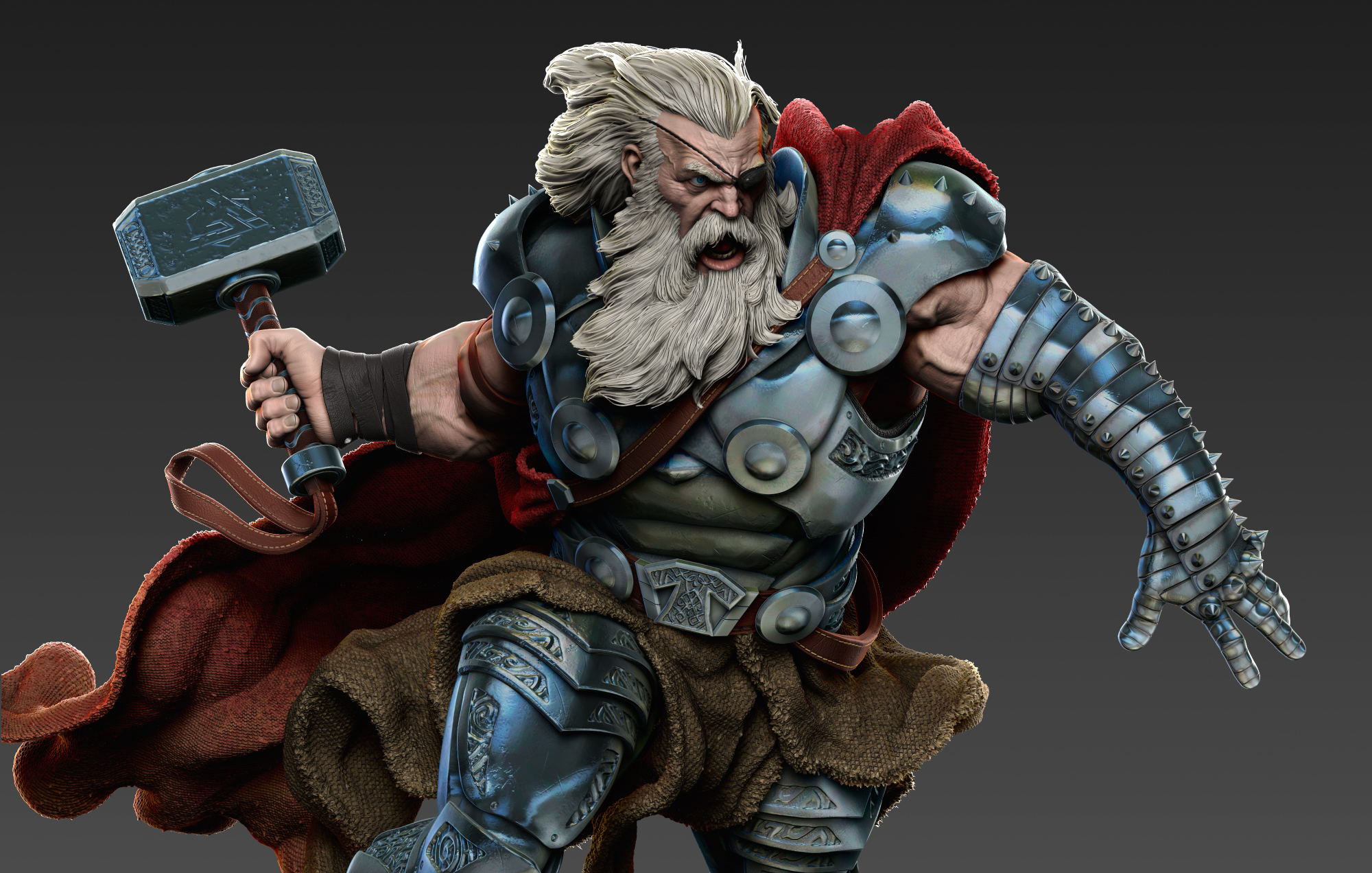 Old King Thor FanArt - ZBrushCentral