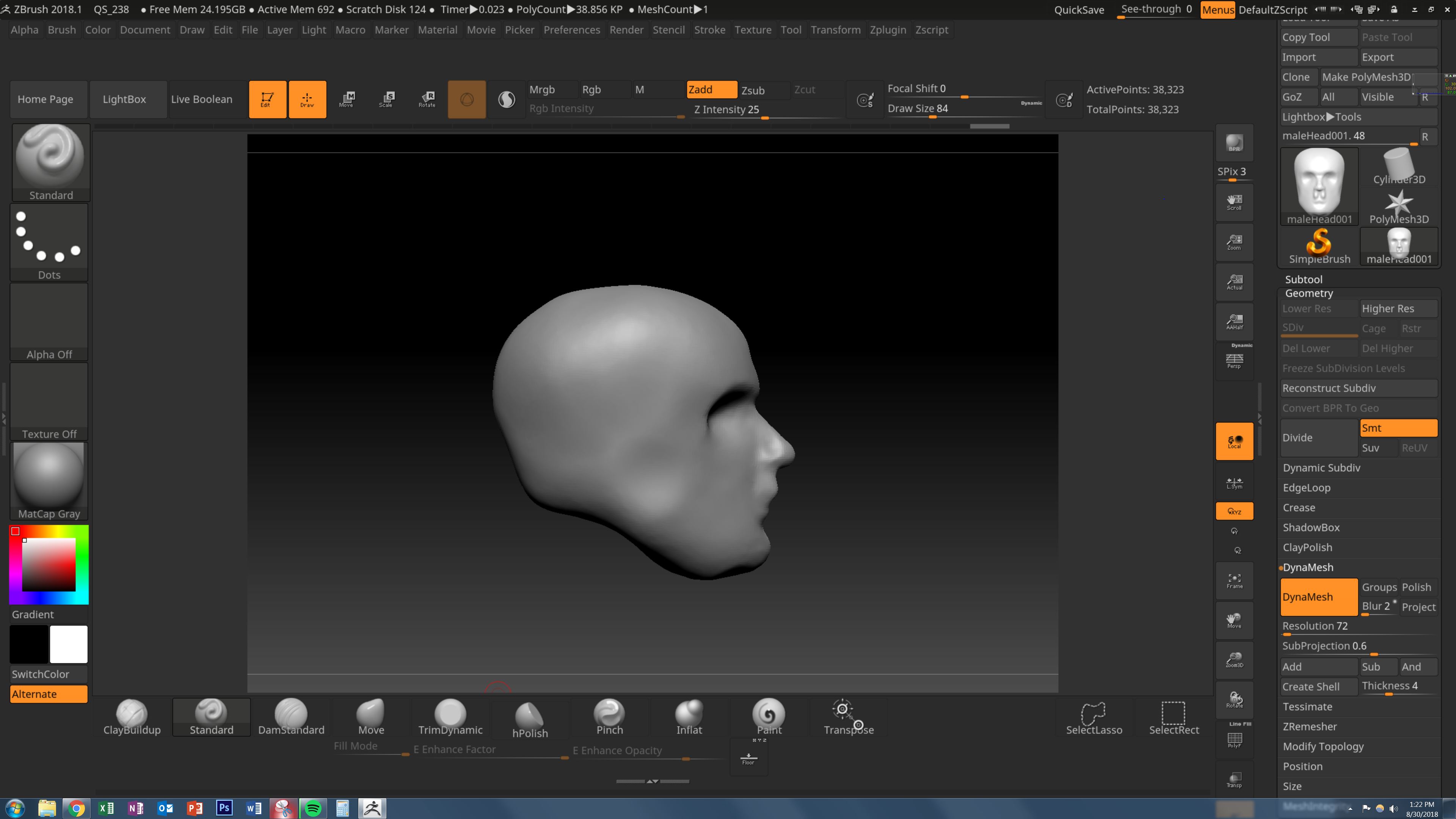 zbrush can t switch to edit mode