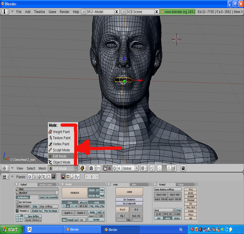 no UV Face select mode.jpg