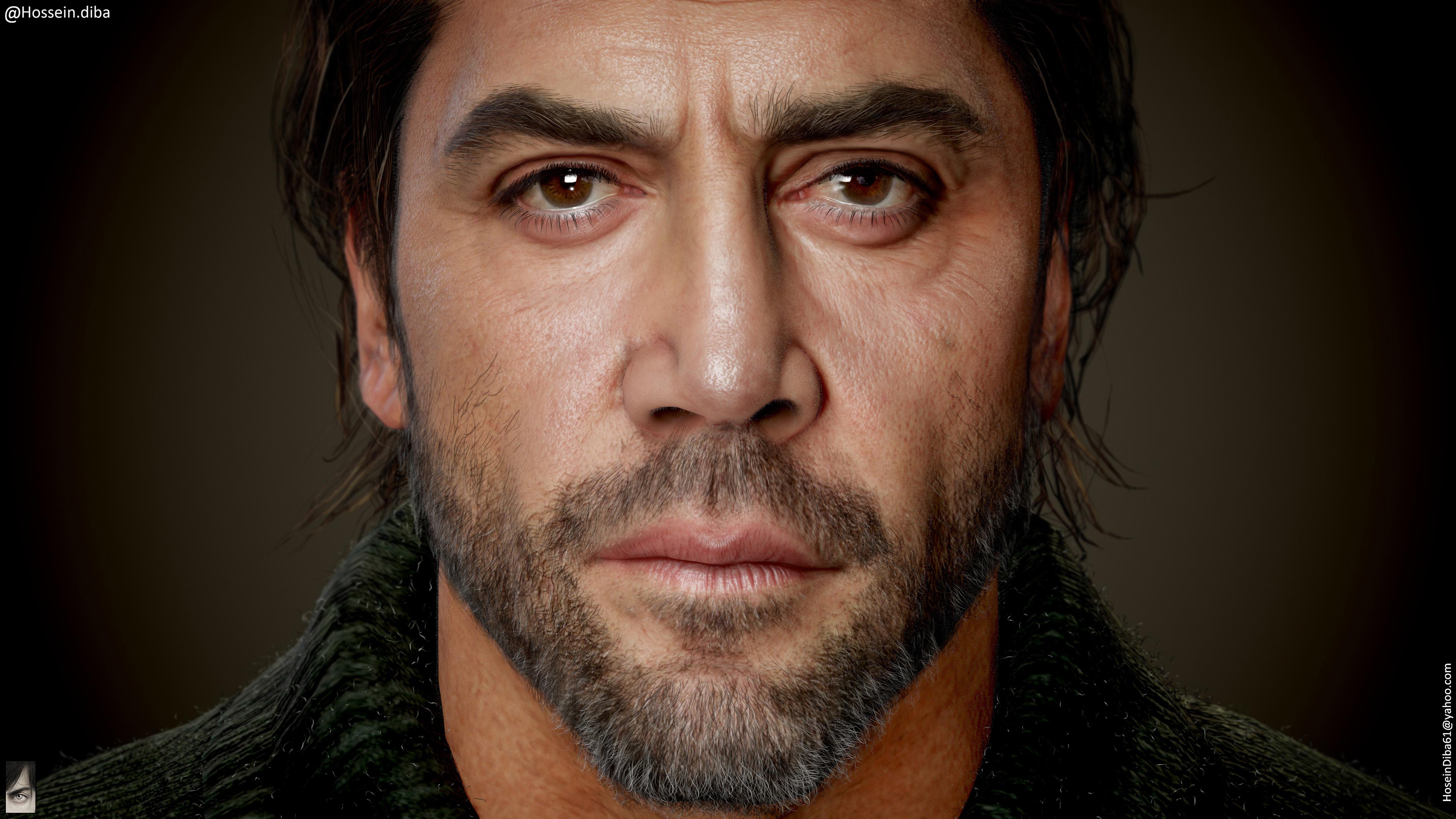 Javier Bardem (Real-time) - ZBrushCentral