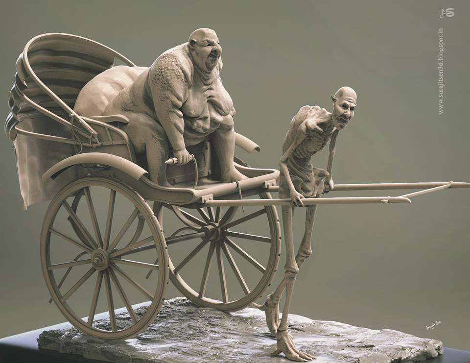 Rickshaw puller_sculpting_SurajitSen_Feb2019_INS_E.jpg