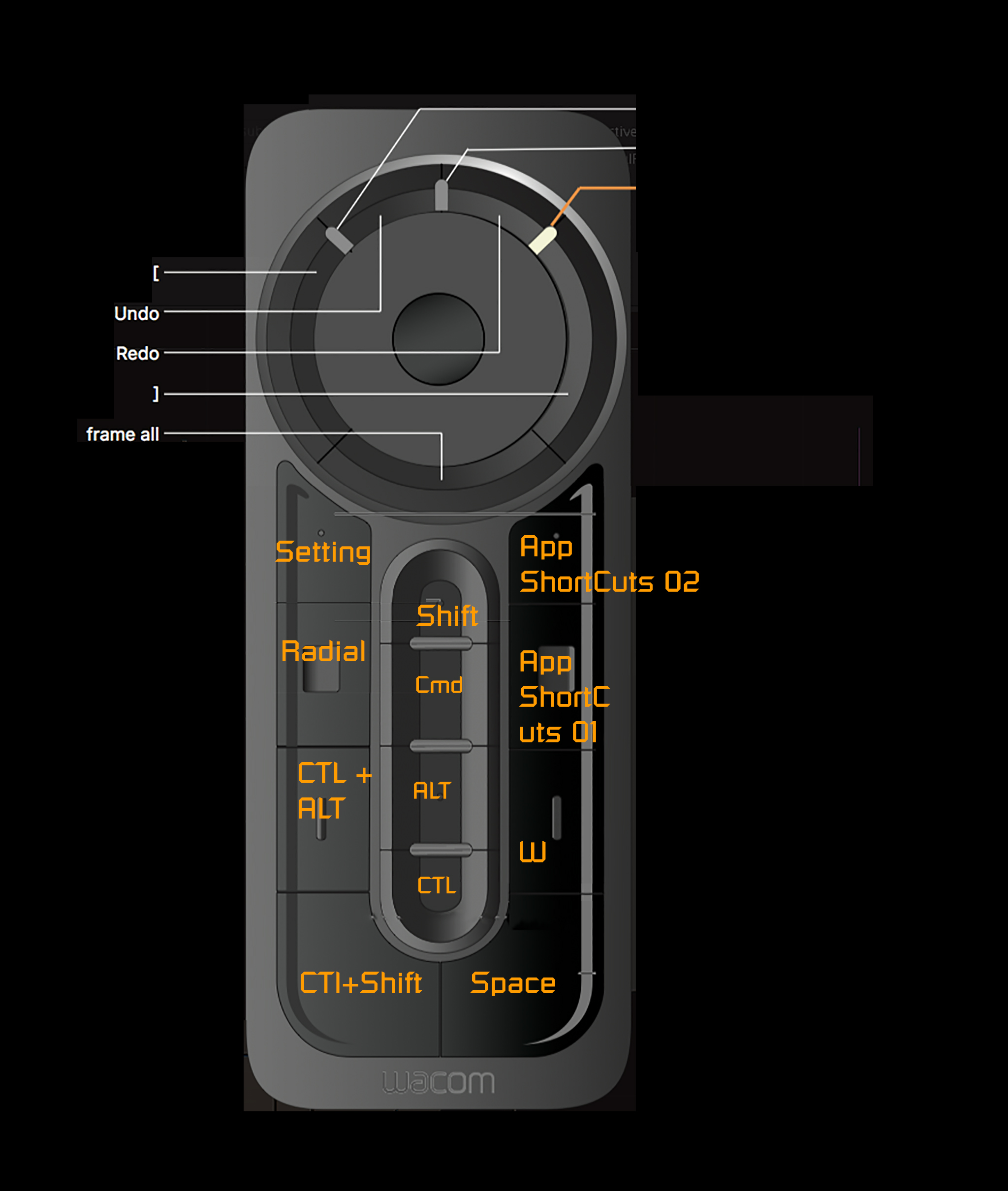 wacom express key remote zbrush