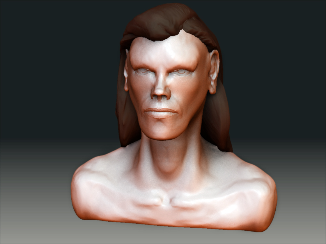 sculpting female bust zbrush