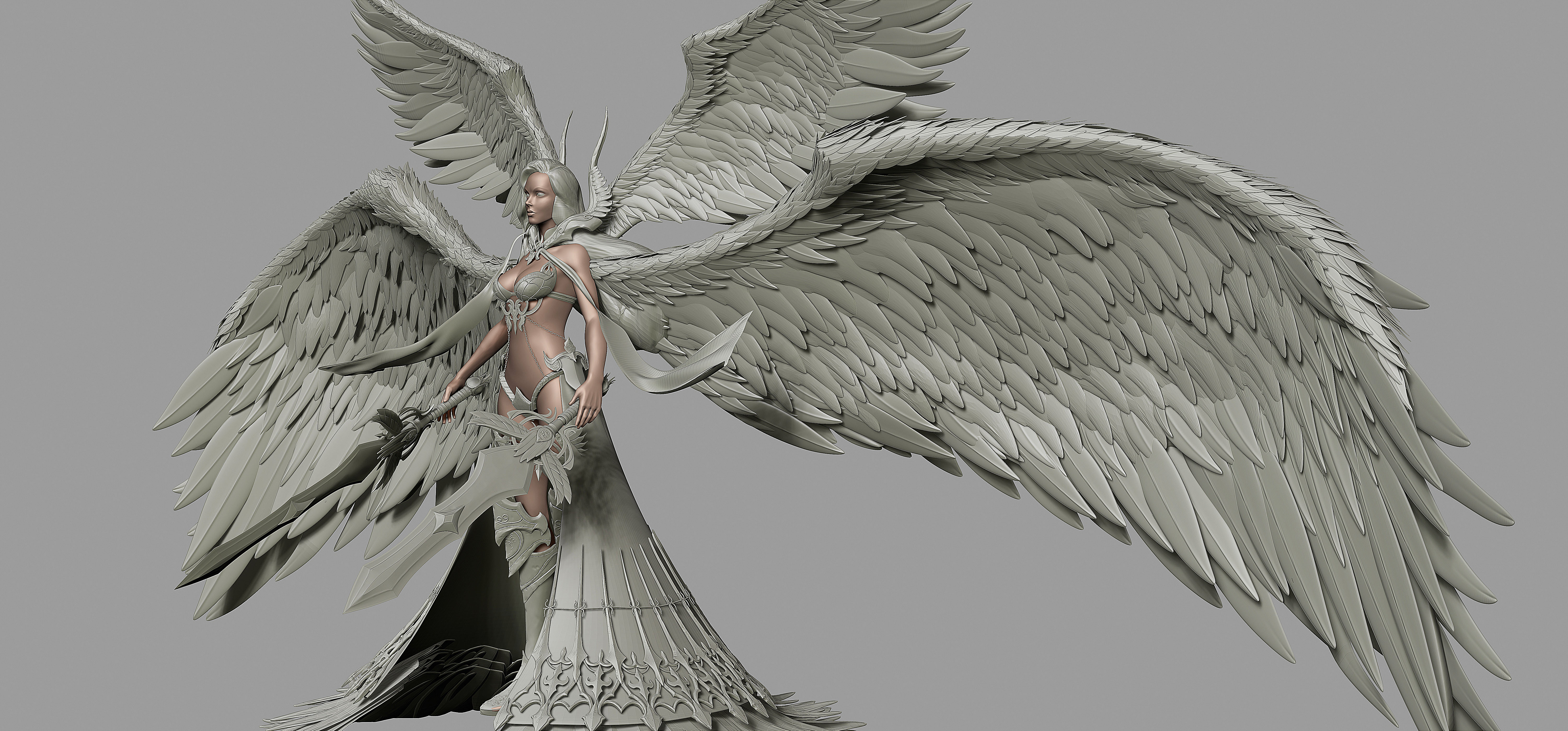 angels zbrush