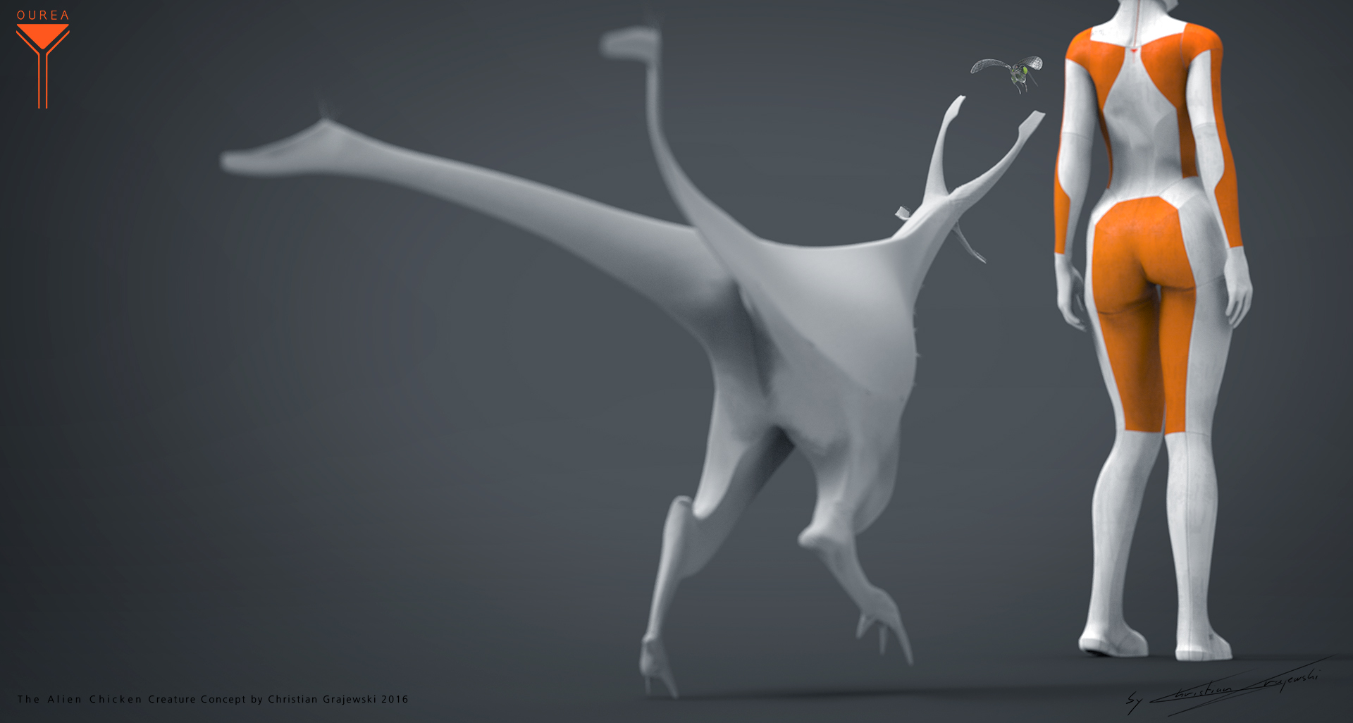 The Alien Chicken Creature Concept 06 by Christian Grajewski.jpg