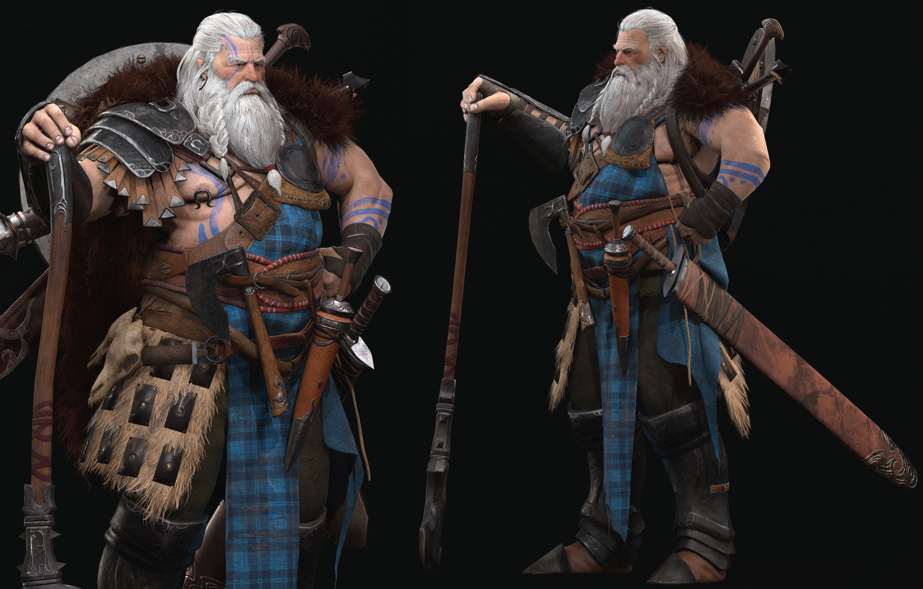 Celtic Warrior - Realtime Character - ZBrushCentral