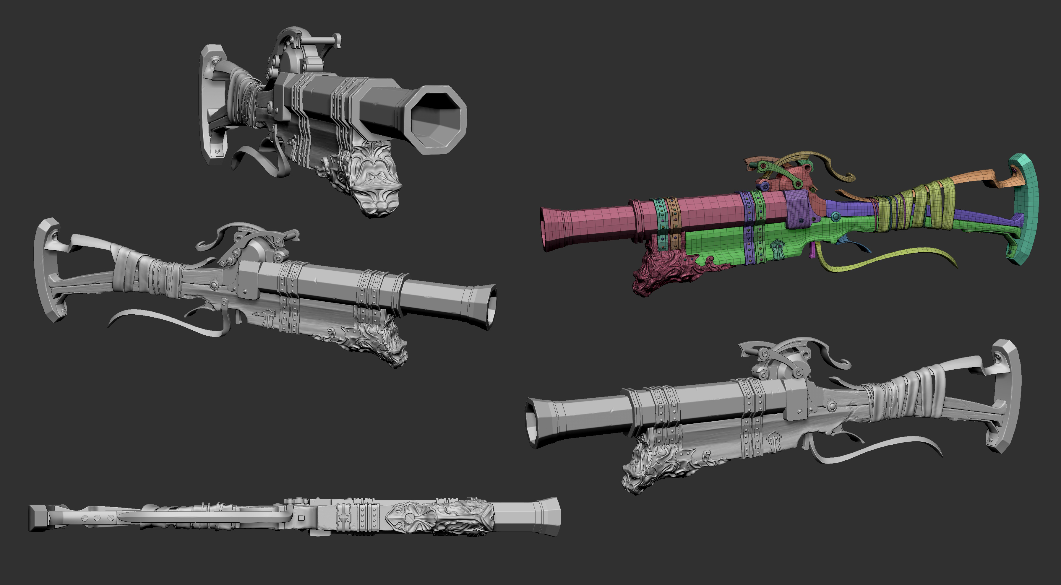 Blunderbuss_Zbrush