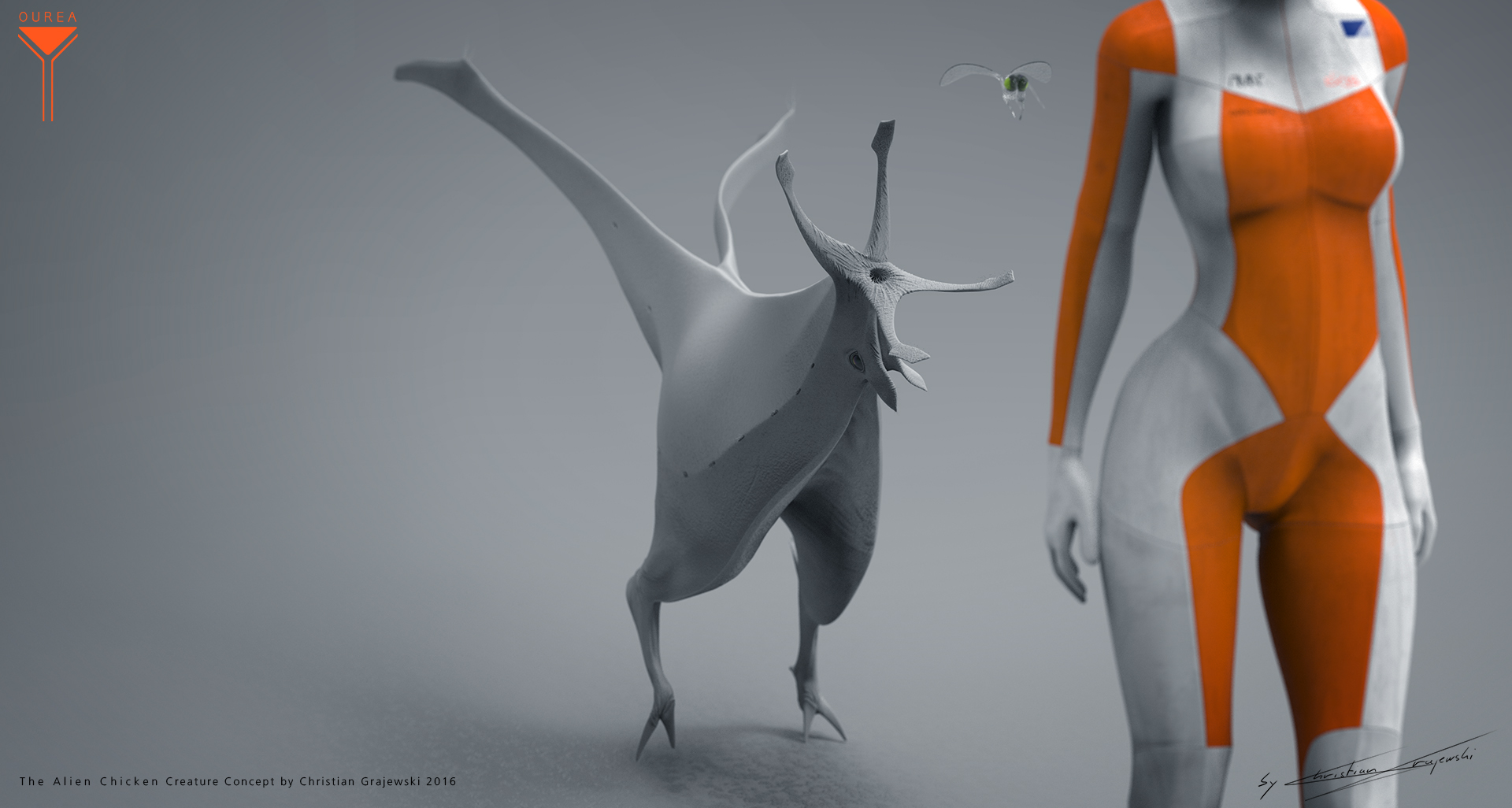 The Alien Chicken Creature Concept 07 by Christian Grajewski.jpg