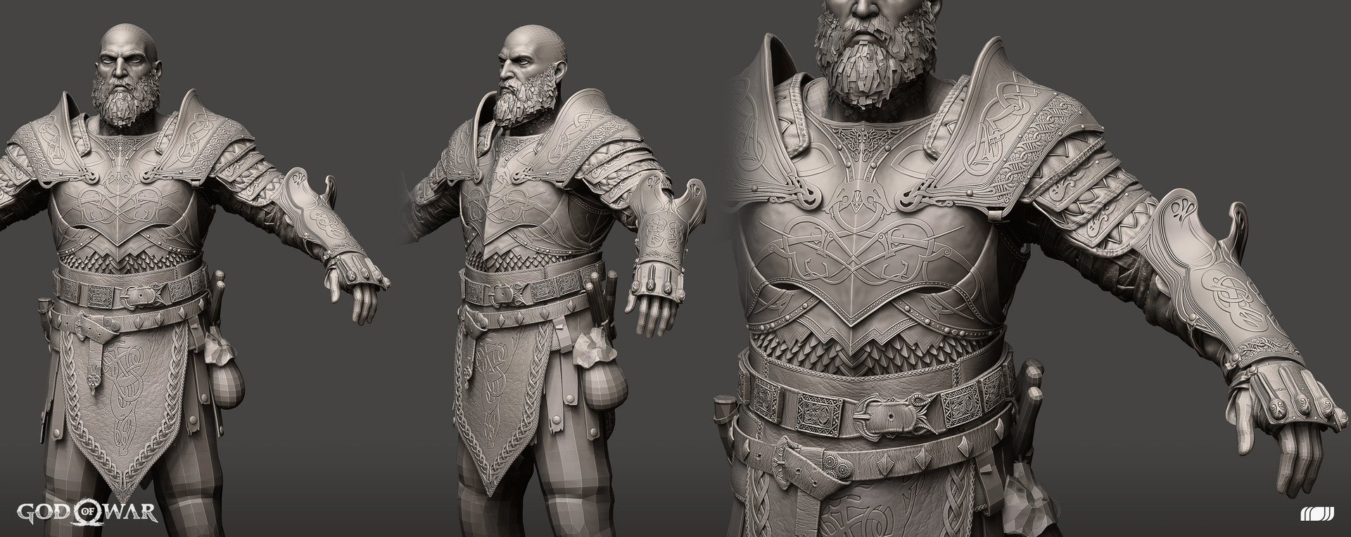 Maxence Fleuret - God Of War: Tyr Statue