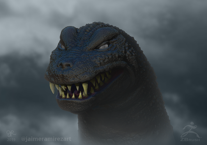 godzilla 2019 zbrush