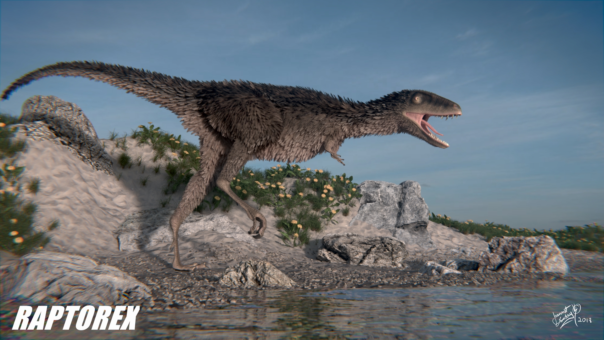 Raptorex_BeachScene_LightingScenario04.jpg