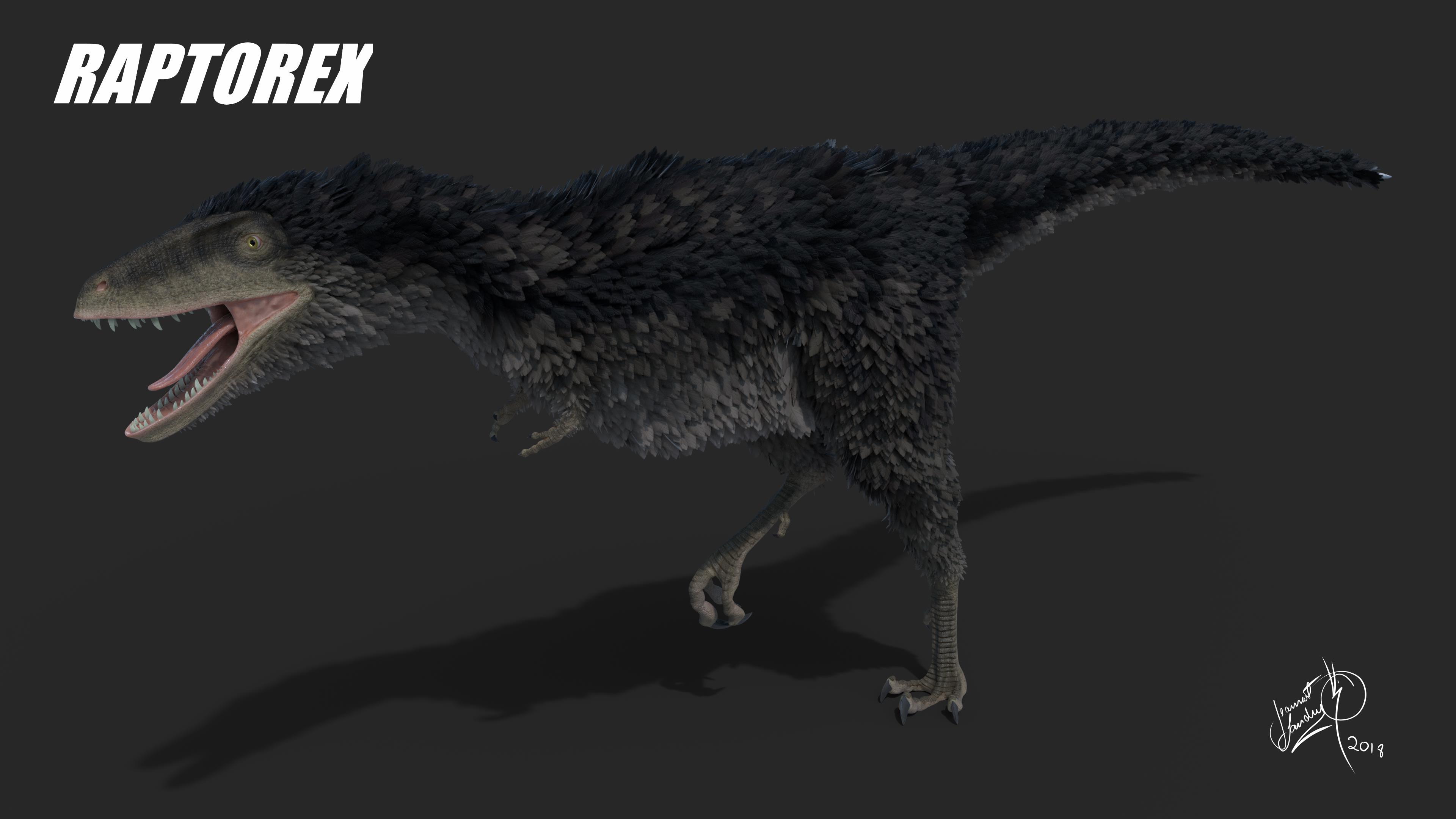 Raptorex_Feathered_Posed_4K_by_Jeannot_Landry_2018_compressed.jpg