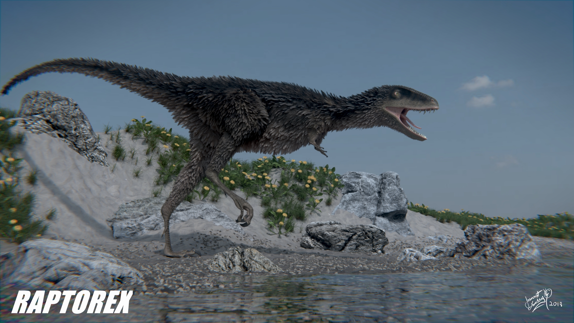 Raptorex_BeachScene_LightingScenario03.jpg