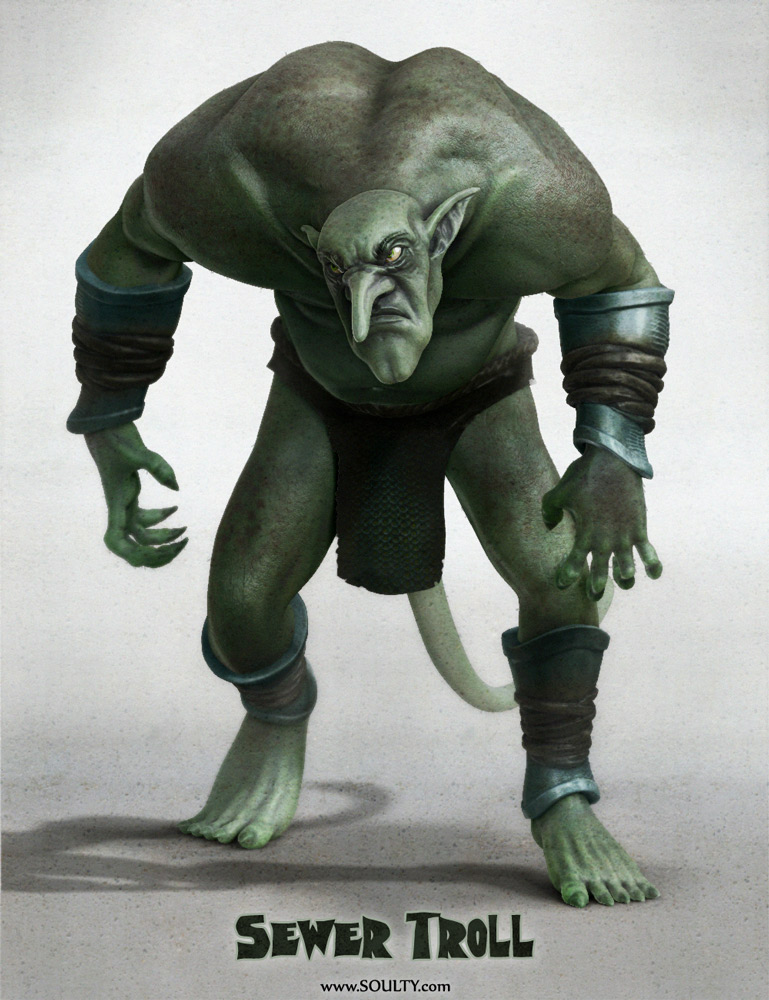 Sewer Troll Zbrush render by-Soulty.jpg