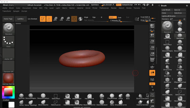 how to put zbrush in windoed mode