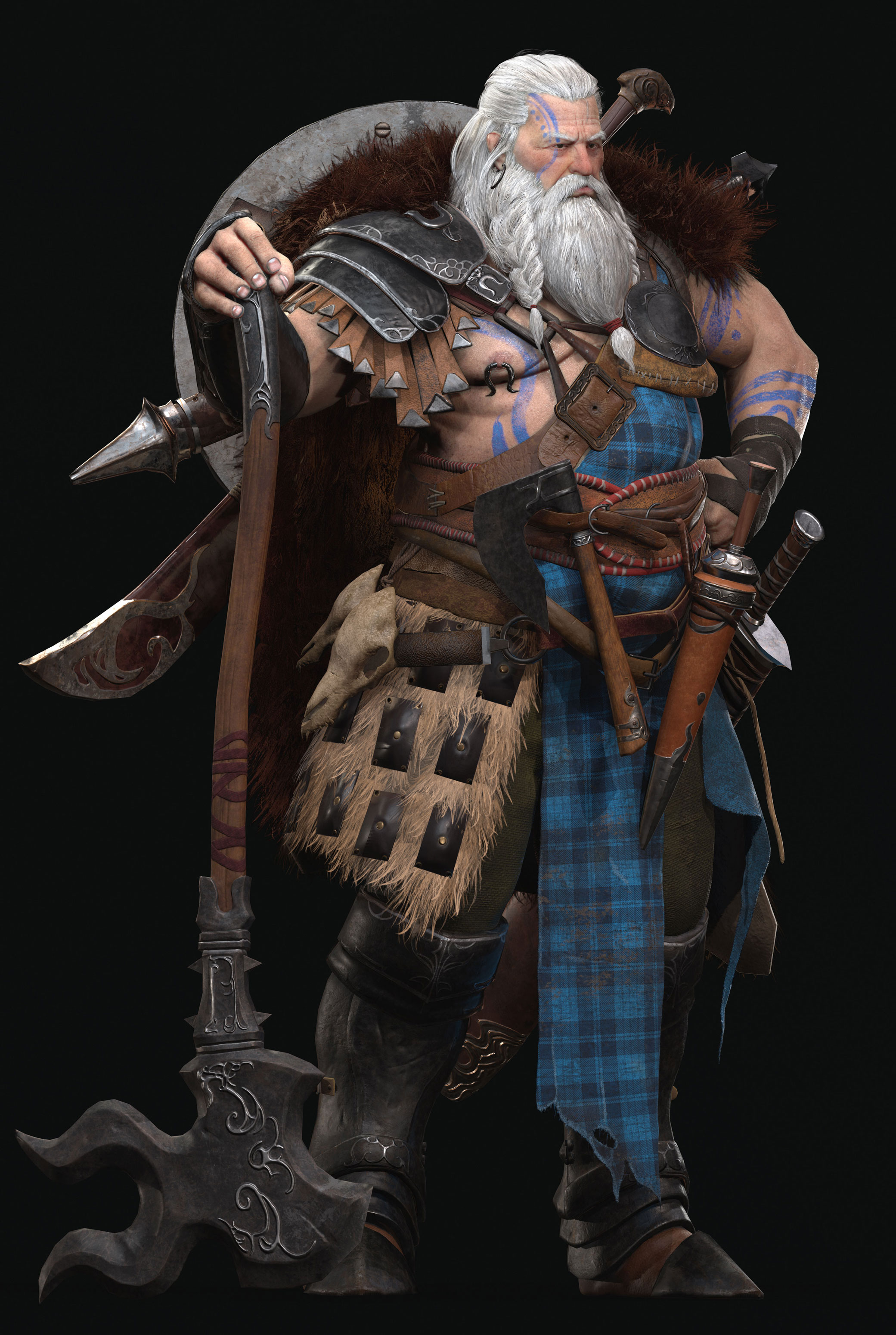 Celtic Warrior - Realtime Character - ZBrushCentral