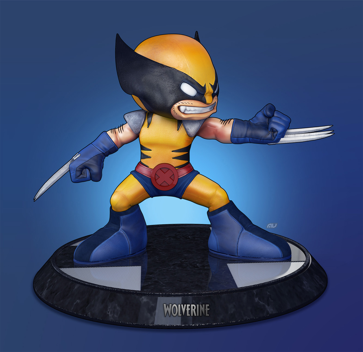 Wolverine Big Head Figure - ZBrushCentral