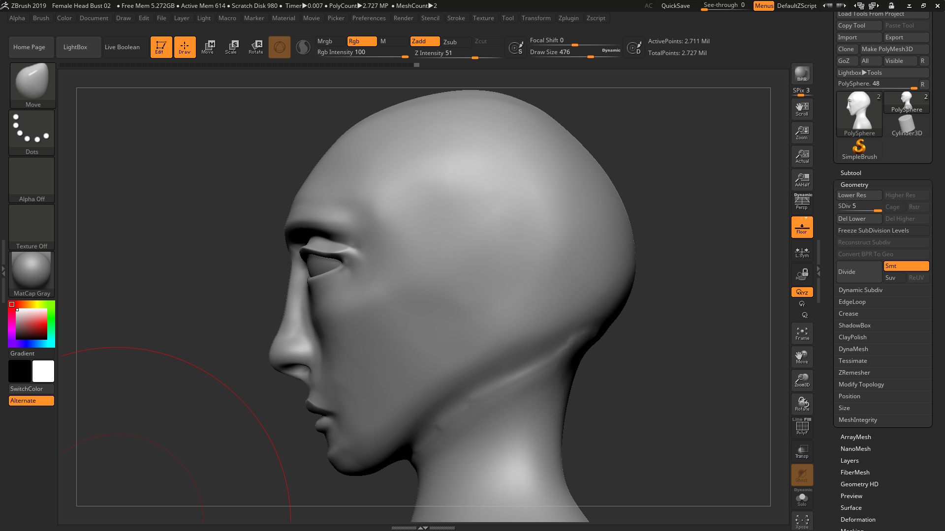 WIP/Feedback needed] Female head sculpt - Focused Critiques