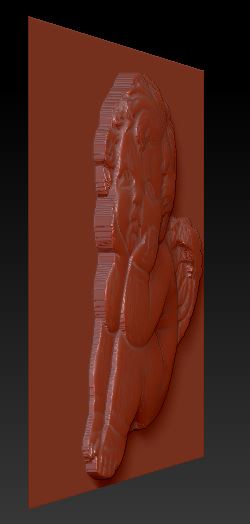 turning a model into a bas-relief sculpture zbrush