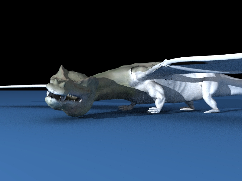 WIP: a rather mighty dragon (C4D -> ZB -> Messiah) - ZBrushCentral