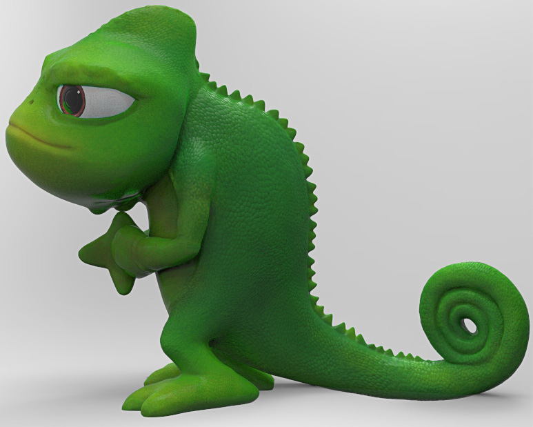 Pascal from Disney's Rapunzel (Tangled) .