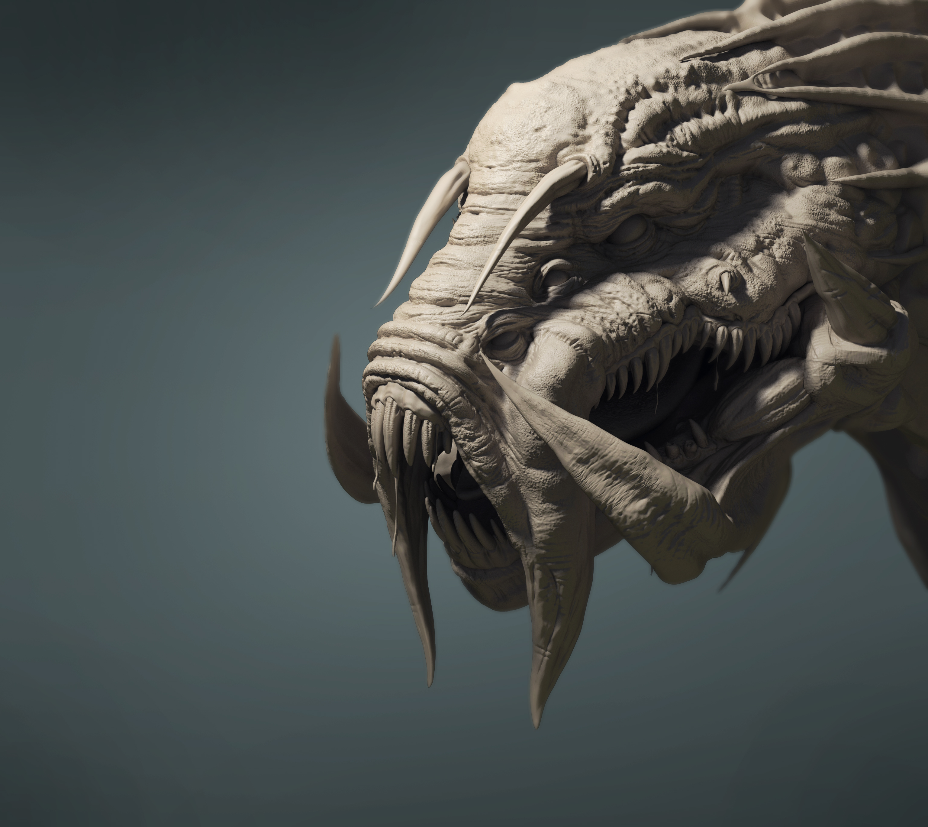 3d modeling creatures in zbrush