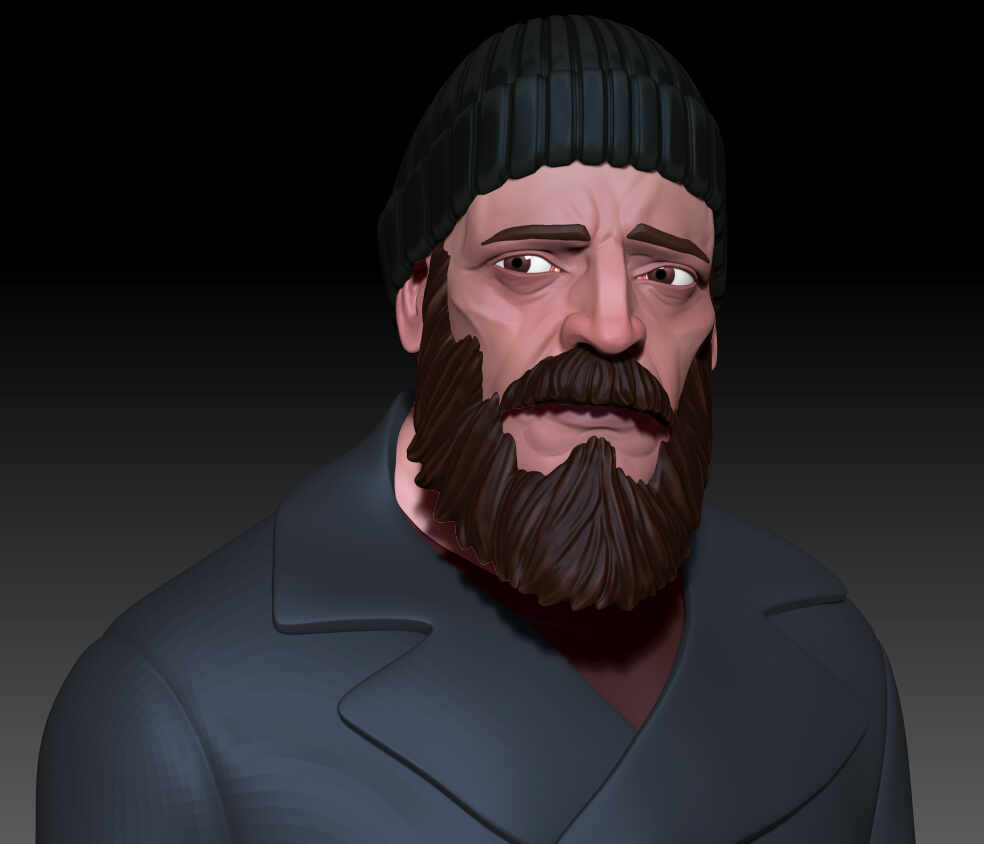MalePortrait_Zbrush