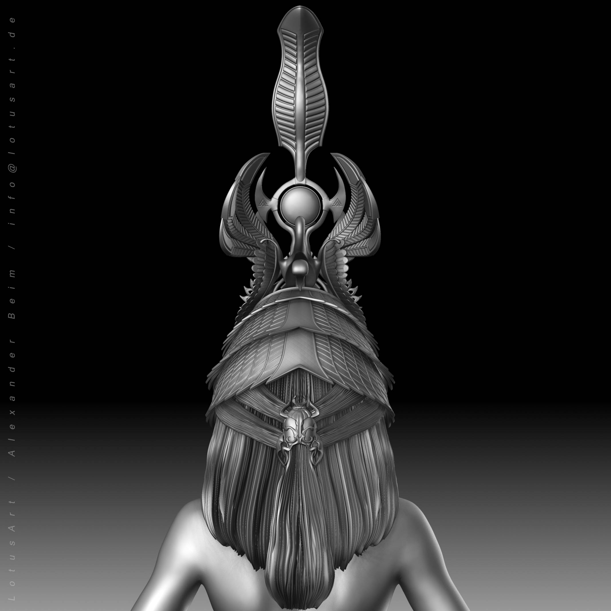 hairpin_hairstyle_sun_3d_character_concept_design