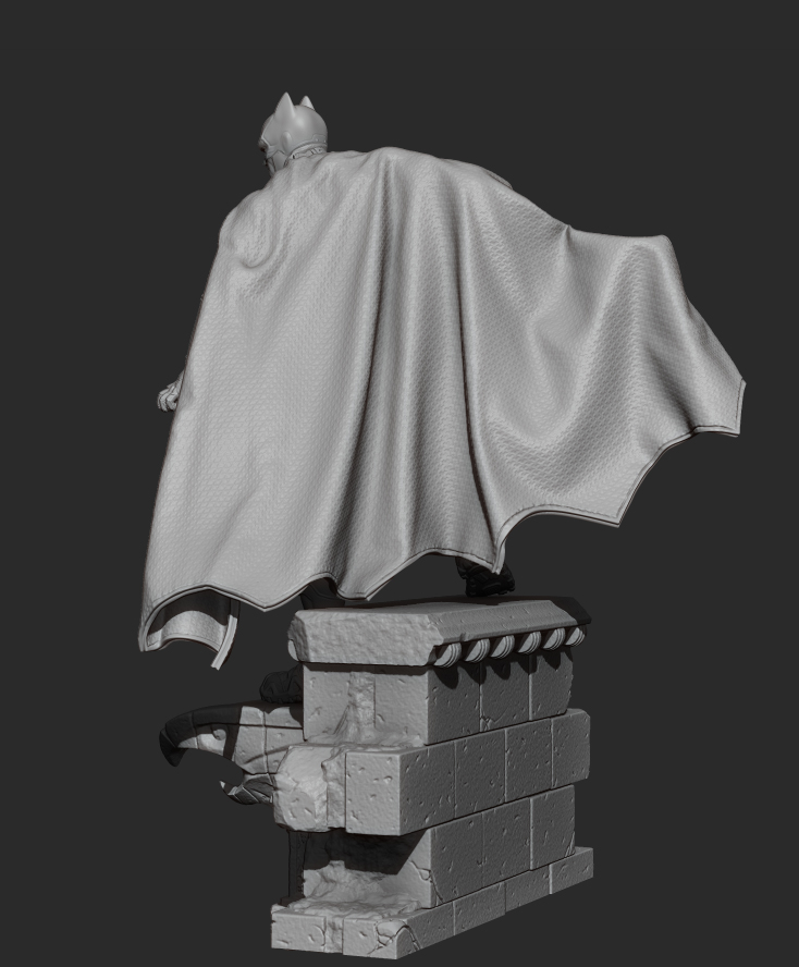 Batman for 1/6 scale printing - ZBrushCentral