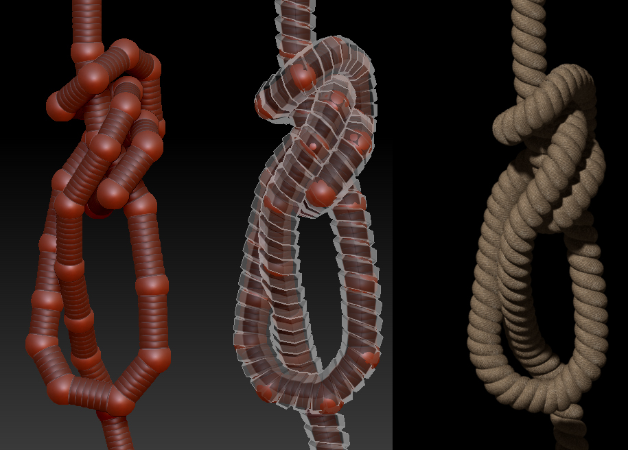 how to make a rope in zbrush