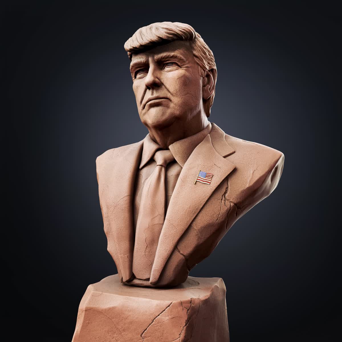 Donald J Trump Historical Personalities 01 NFT ZBrushCentral