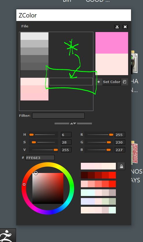CaptureZCOLOR NAME
