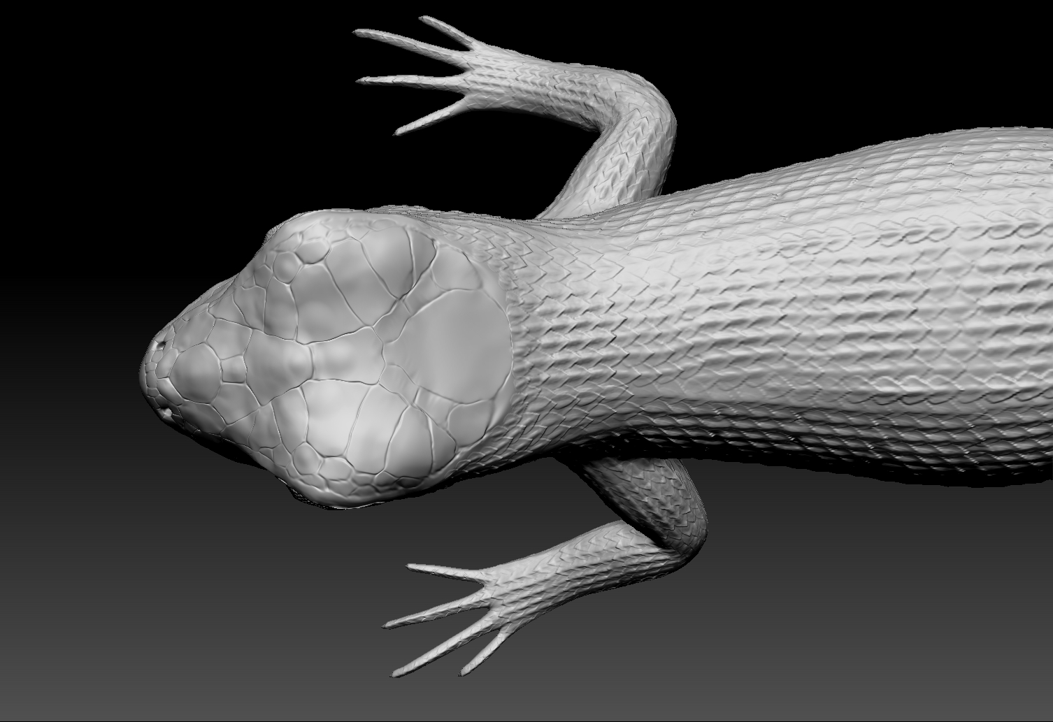 lizard zbrush