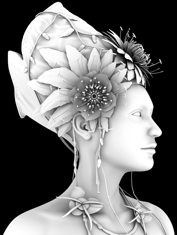Queen of flower_2 ZBrushCentral