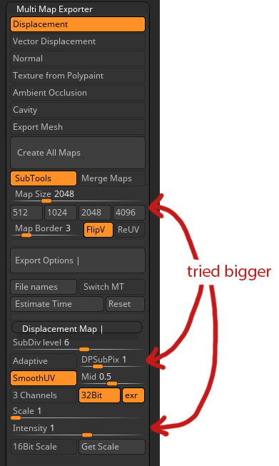 Zbrush_Parameters