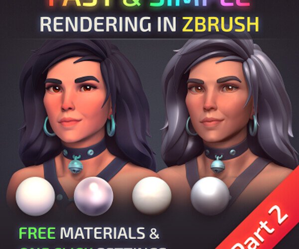 add more shaders materal zbrush