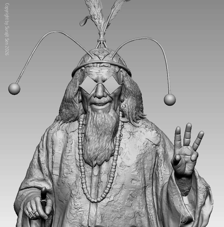 Barfi_Digital_SCulpture_SurajitSen_April2026_WIP