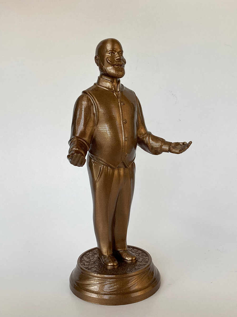 Fancy Houseman - 3D Printed Sculpture - 1