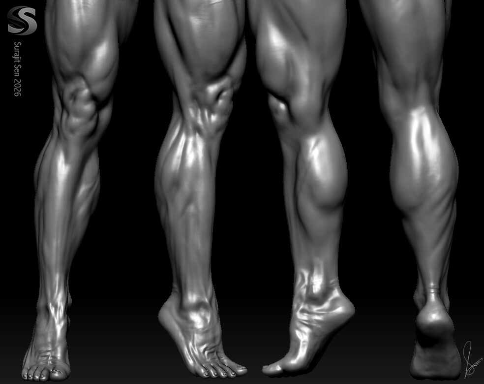The Female Bodybuilder_Digital_SCulpture_SurajitSen_June2026_WIP1