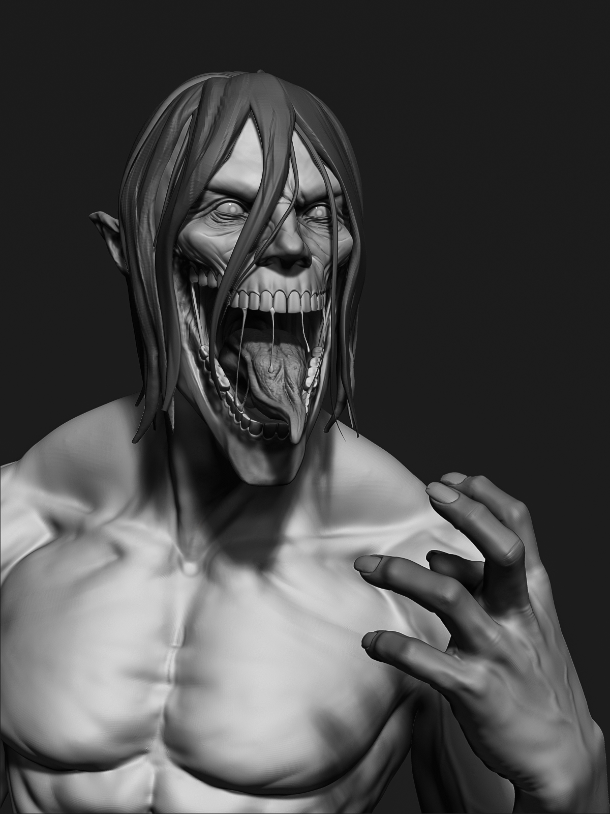 eren titan zbrush