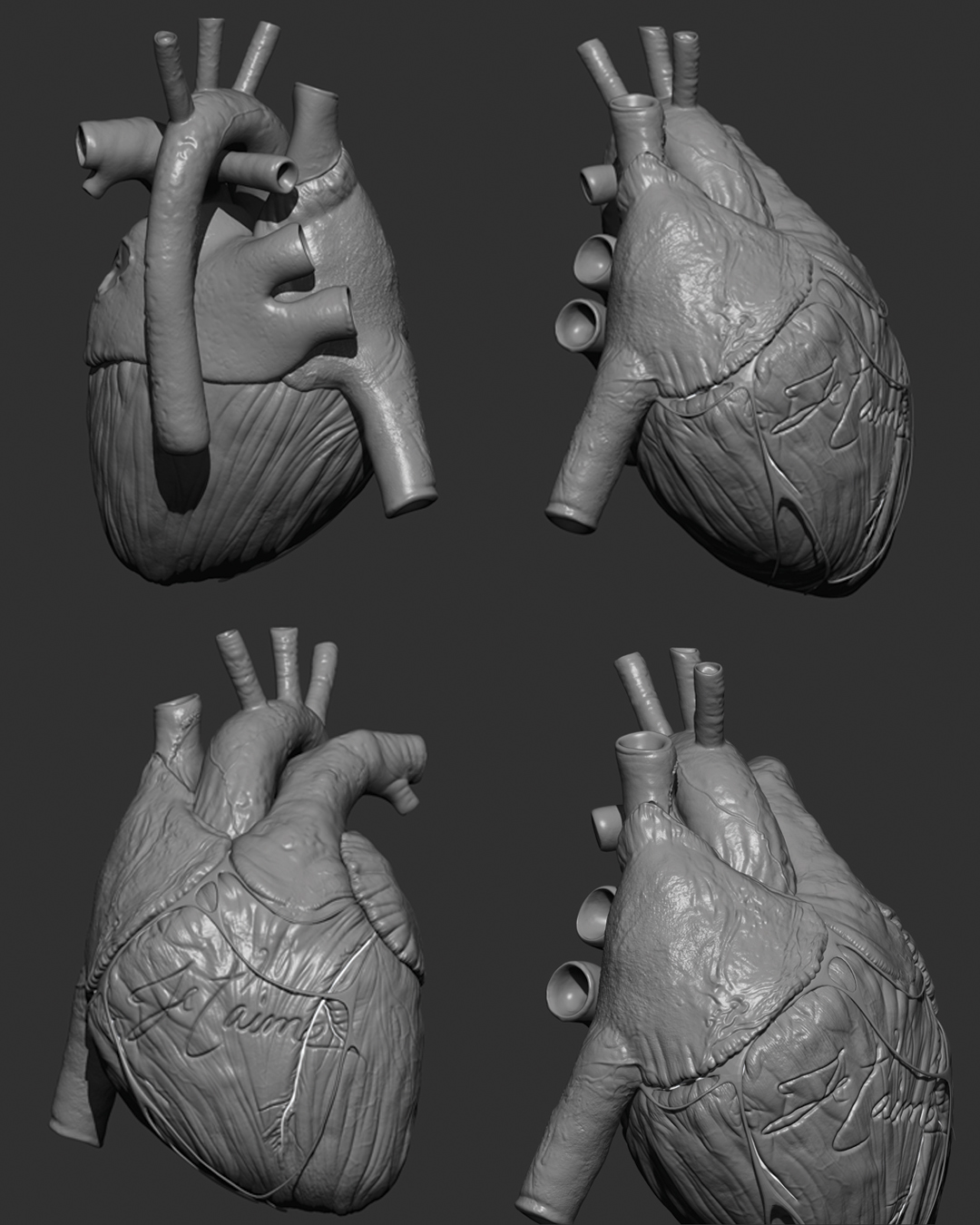 heart alpha zbrush