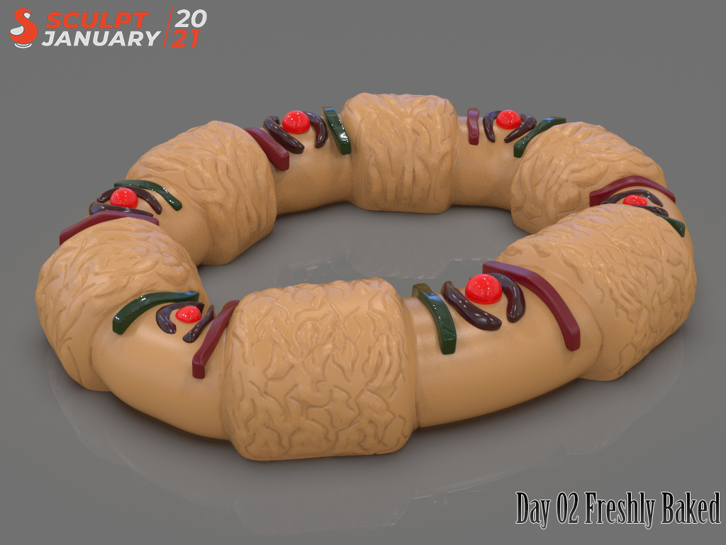 Day 02 Sculptjanuary 2021 Render