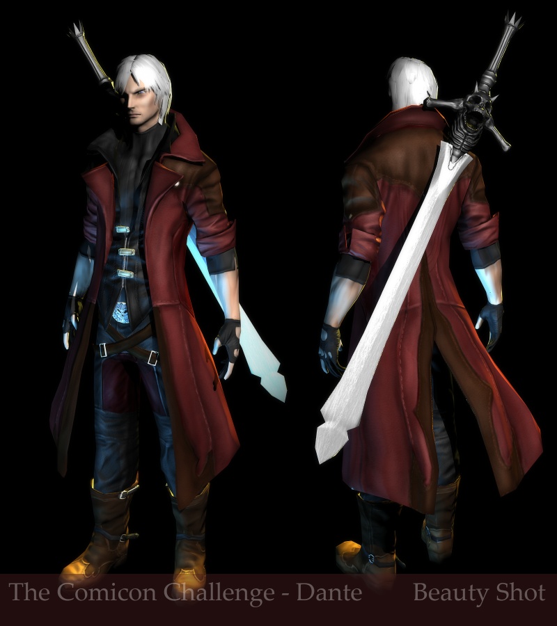 Dante from Devil May Cry - ZBrushCentral