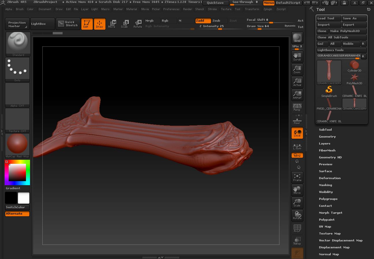 load stl zbrush