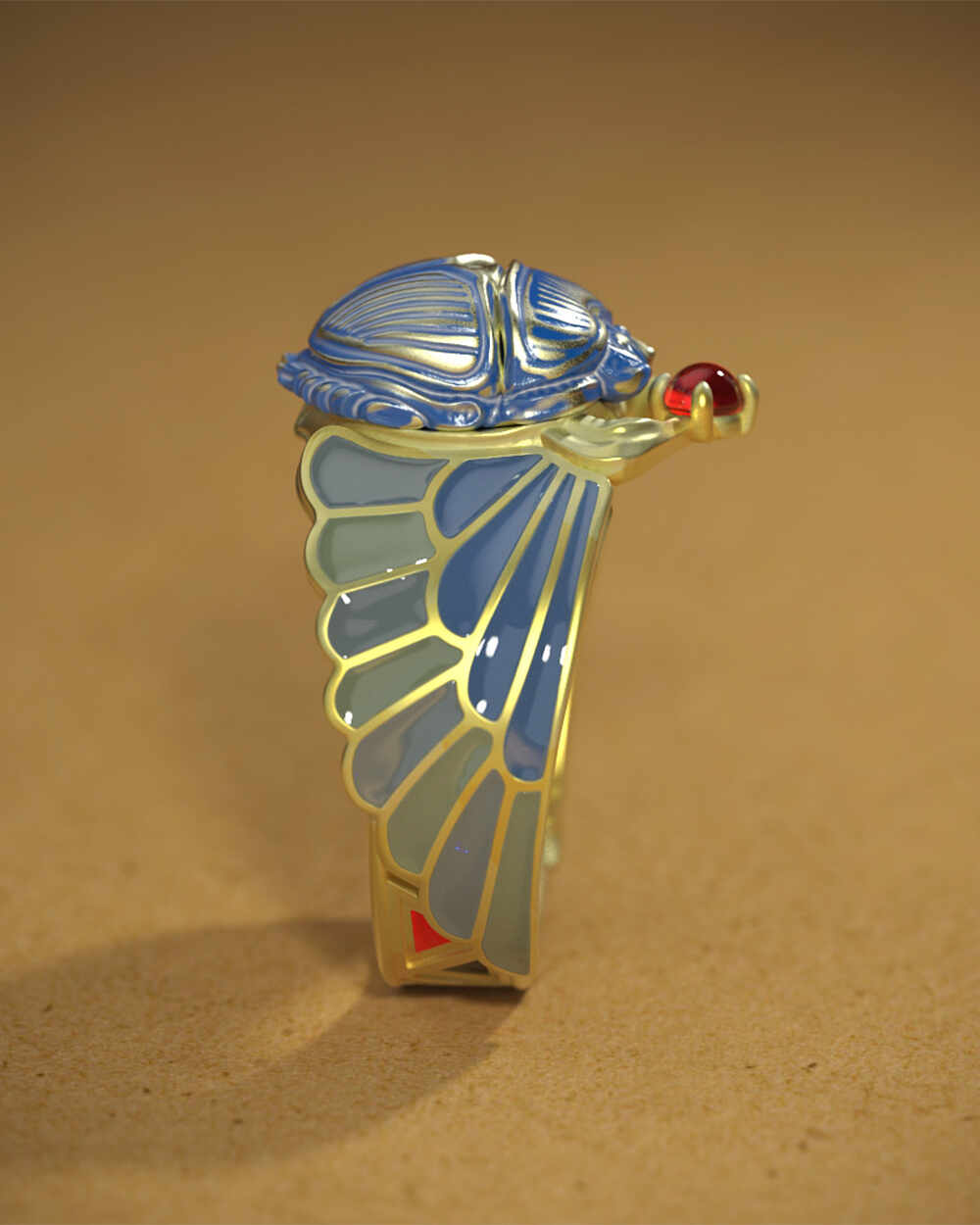 Scarab Ring ZBC