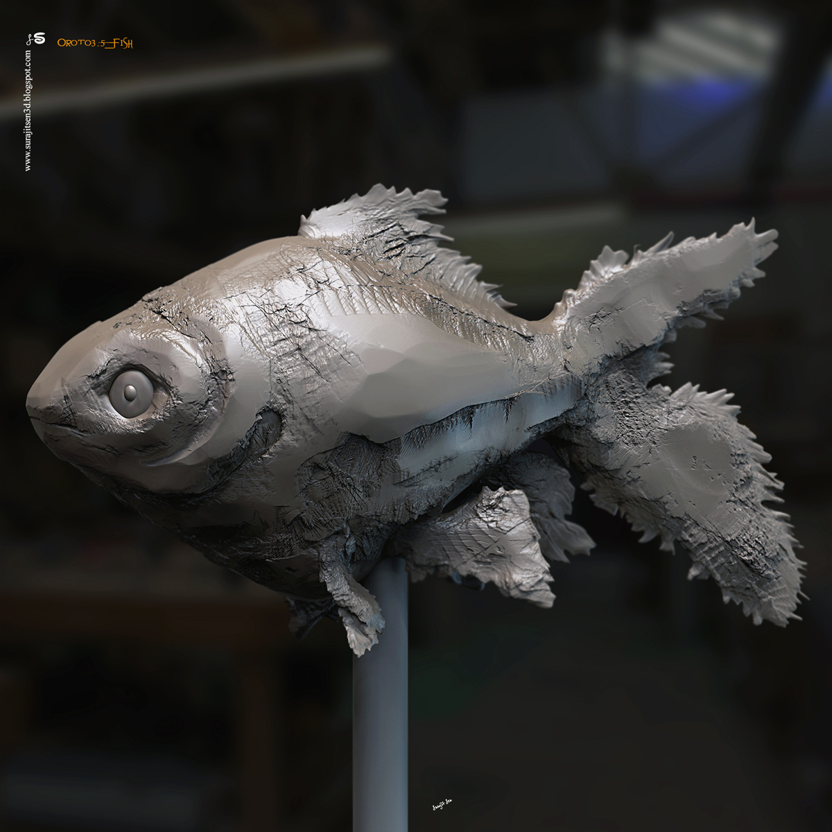 Oroto3.5_Fish_Digital_SCulpture_SurajitSen_Nov2020AL