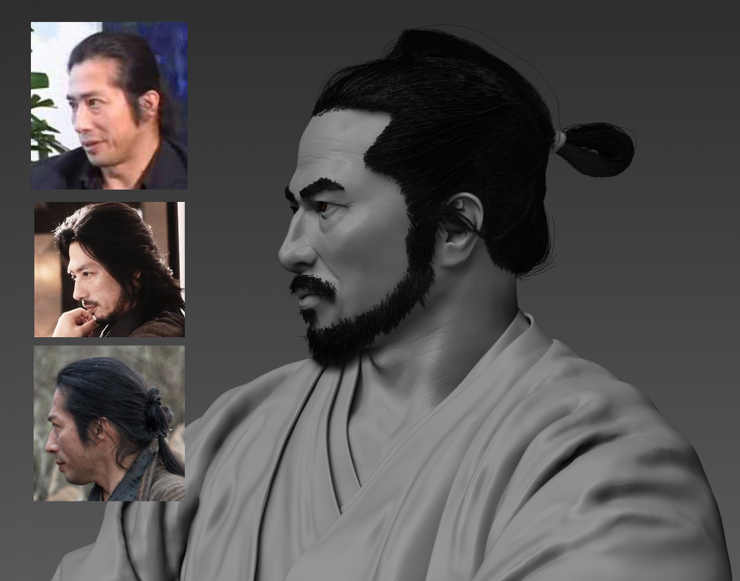 Hiroyuki Sanada Likeness Attempt (WIP) - ZBrushCentral