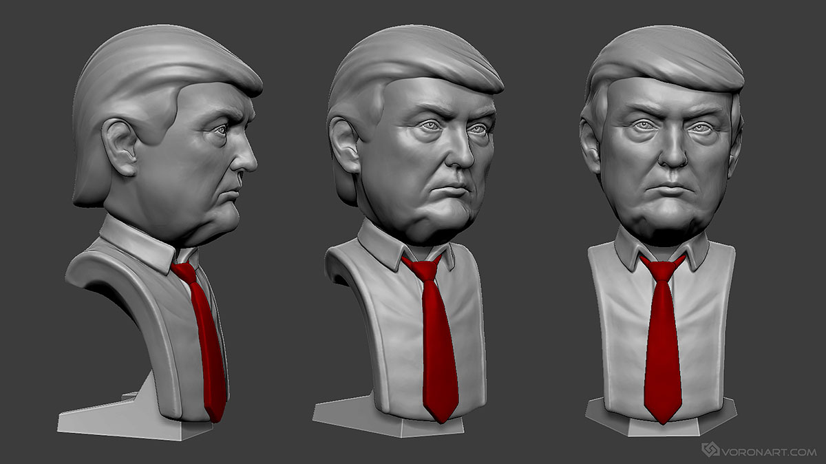 Bobblehead Computer Sitter Donald Trump